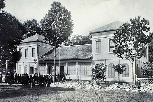 French colonial residence in Laos