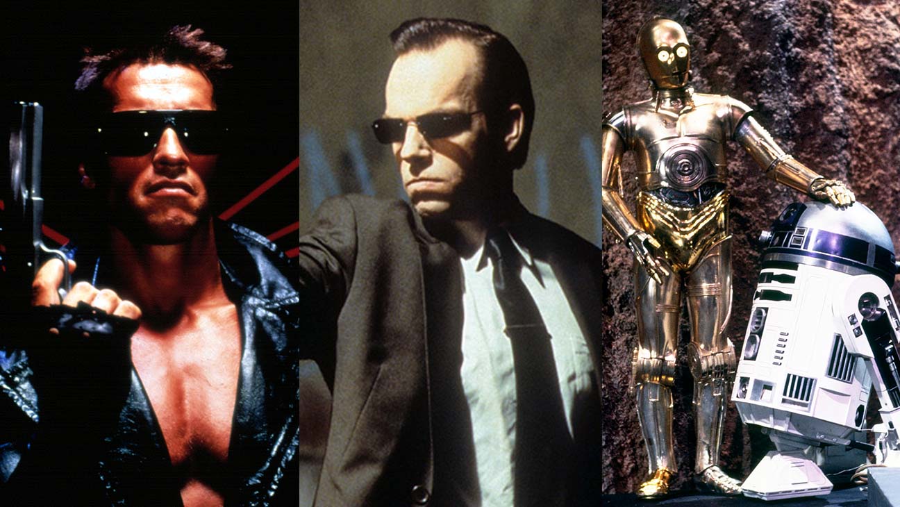 From left: 'The Terminator,' 'The Matrix' and 'Star Wars'