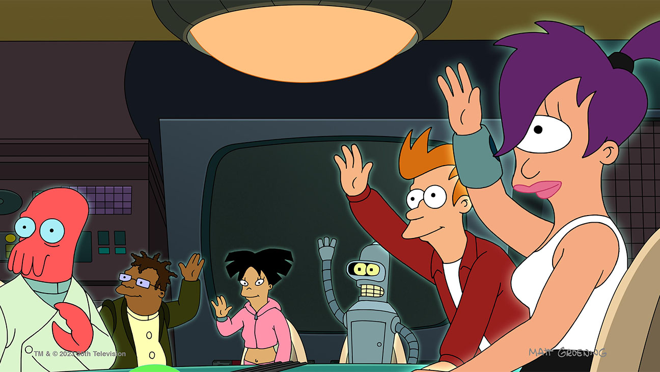 The crew investigates whether the universe is a simulation in Futurama.