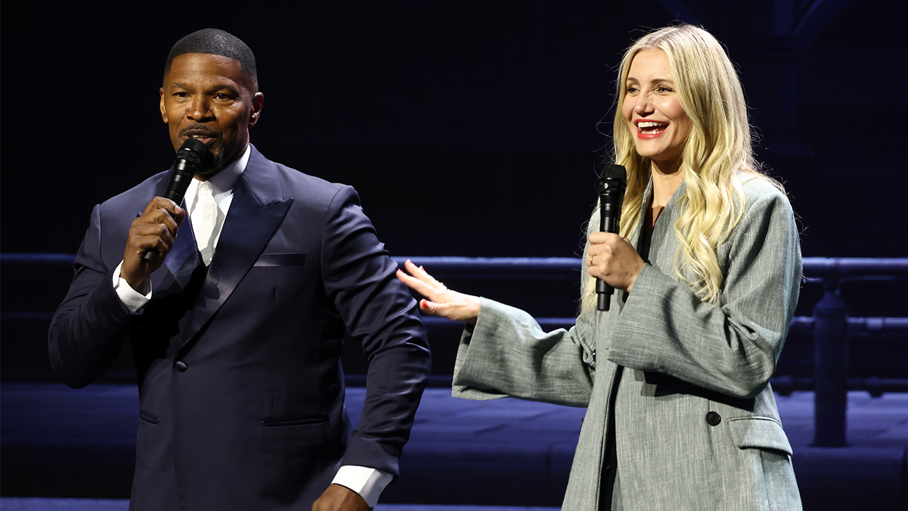 Jamie Foxx and Cameron Diaz at the Netflix upfront