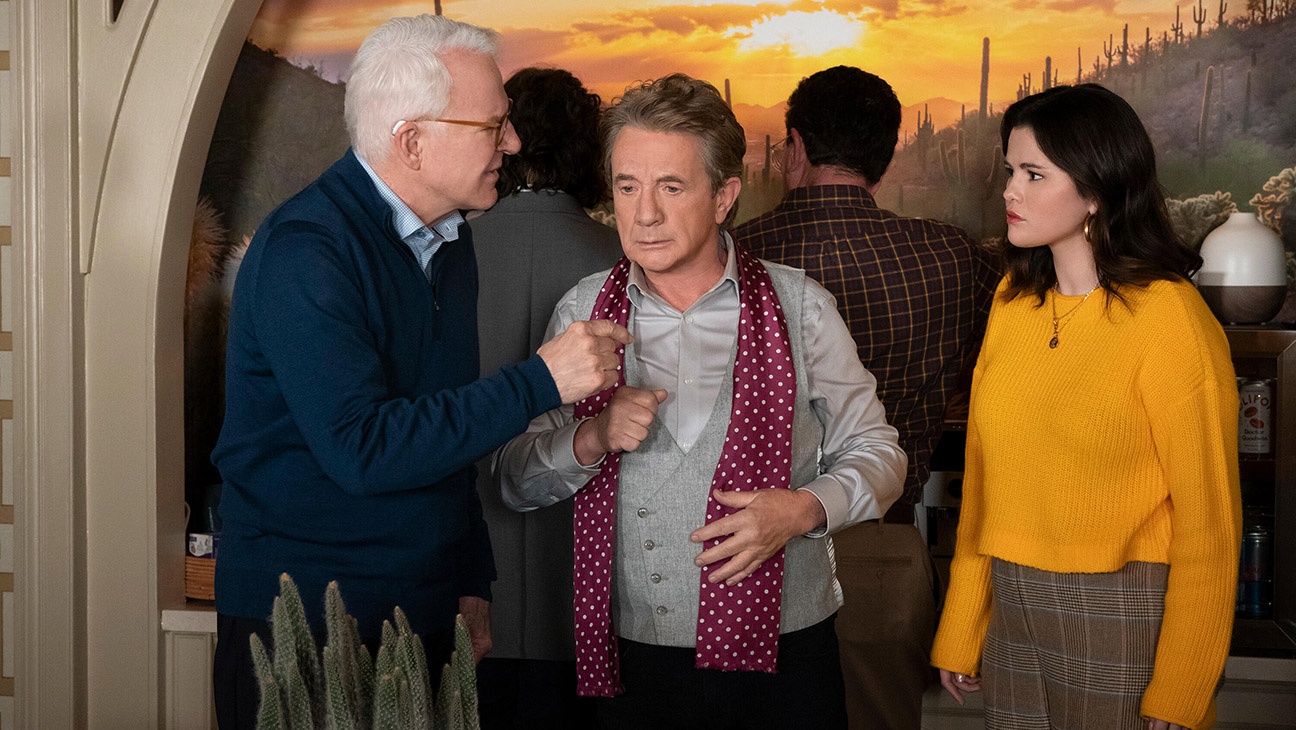 Steve Martin, Martin Short and Selena Gomez in Only Murders in the Building