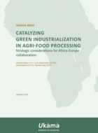 Catalyzing green industrialization in agri-food processing - Strategic considerations for Africa-Europe collaboration