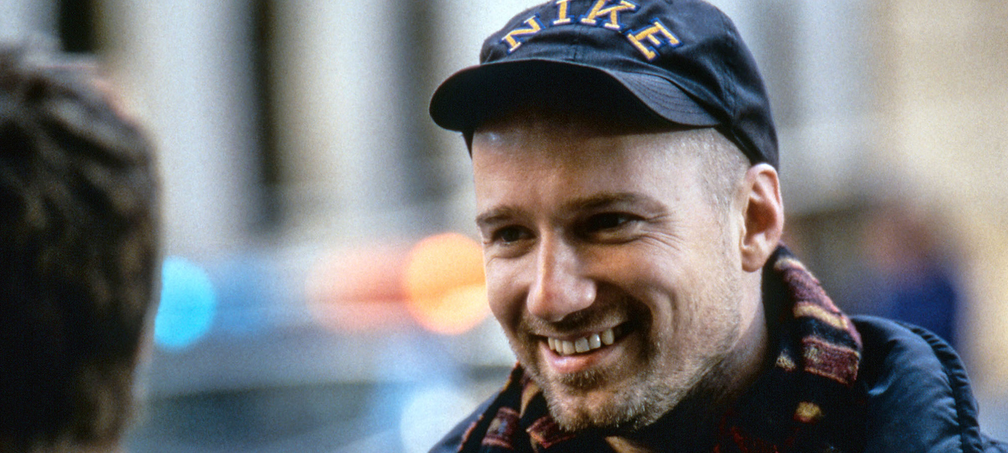 David Fincher on the set of 'Se7en'