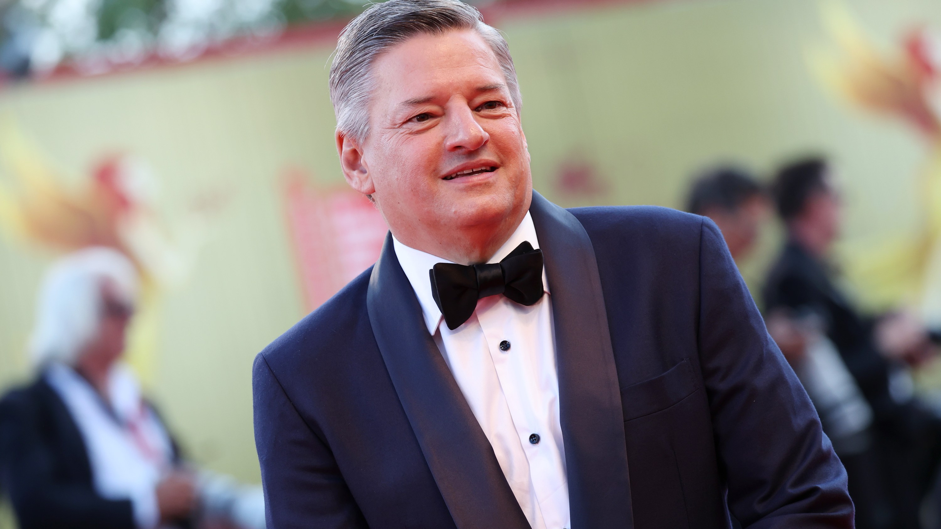 VENICE, ITALY - AUGUST 31: Ted Sarandos attends the "White Noise" and opening ceremony red carpet at the 79th Venice International Film Festival on August 31, 2022 in Venice, Italy. (Photo by Vittorio Zunino Celotto/Getty Images)