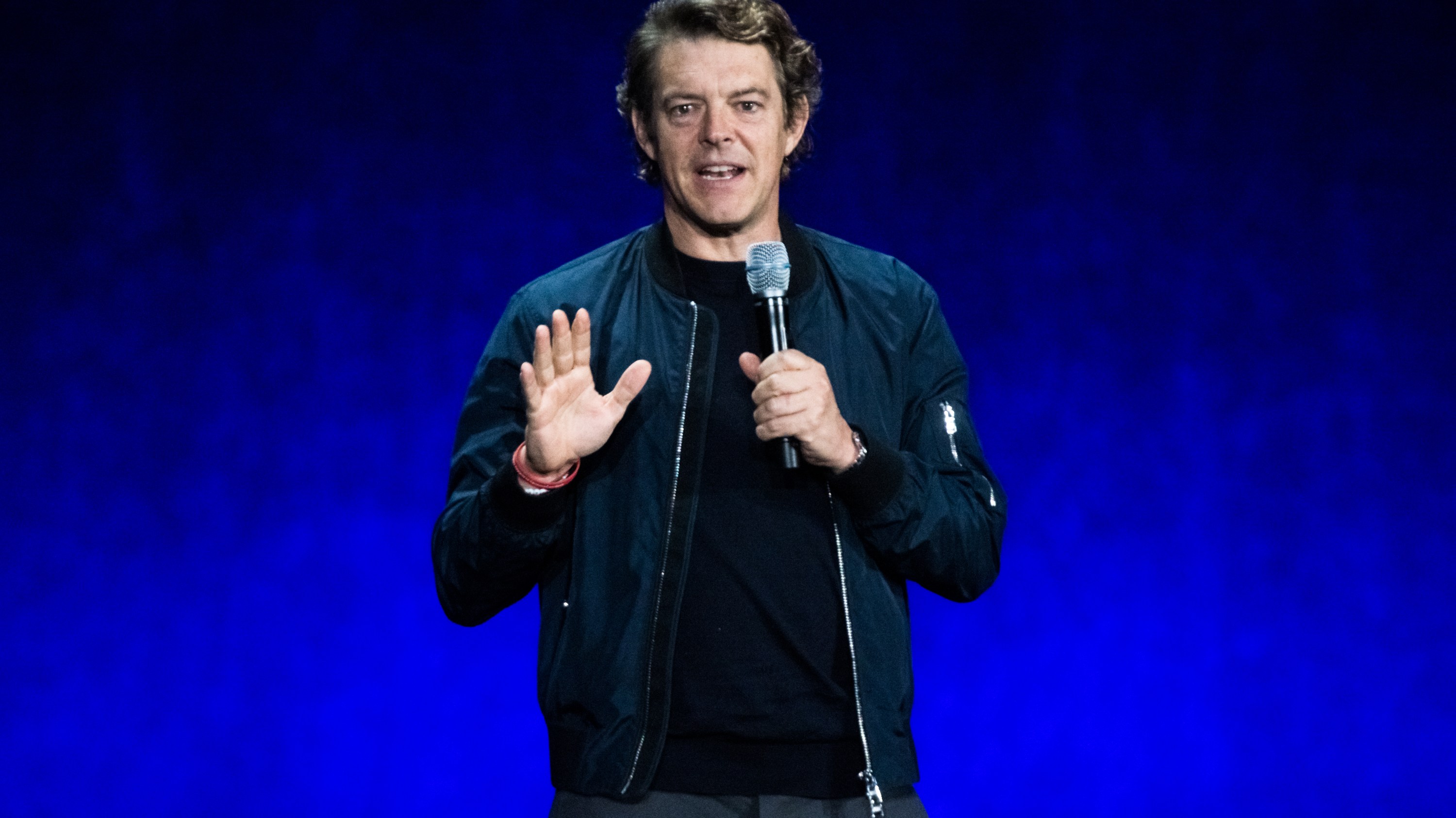 LAS VEGAS, NEVADA - APRIL 26: Blumhouse Productions CEO and producer Jason Blum speaks during Universal Pictures and Blumhouse Productions screening of the movie "The Black Phone" during CinemaCon 2022 at Caesars Palace on April 26, 2022 in Las Vegas, Nevada. (Photo by Greg Doherty/Getty Images)