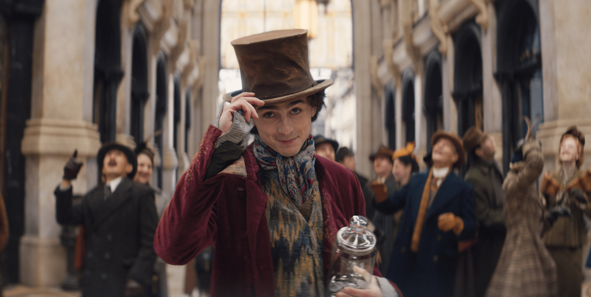 Timothee Chalamet in Wonka