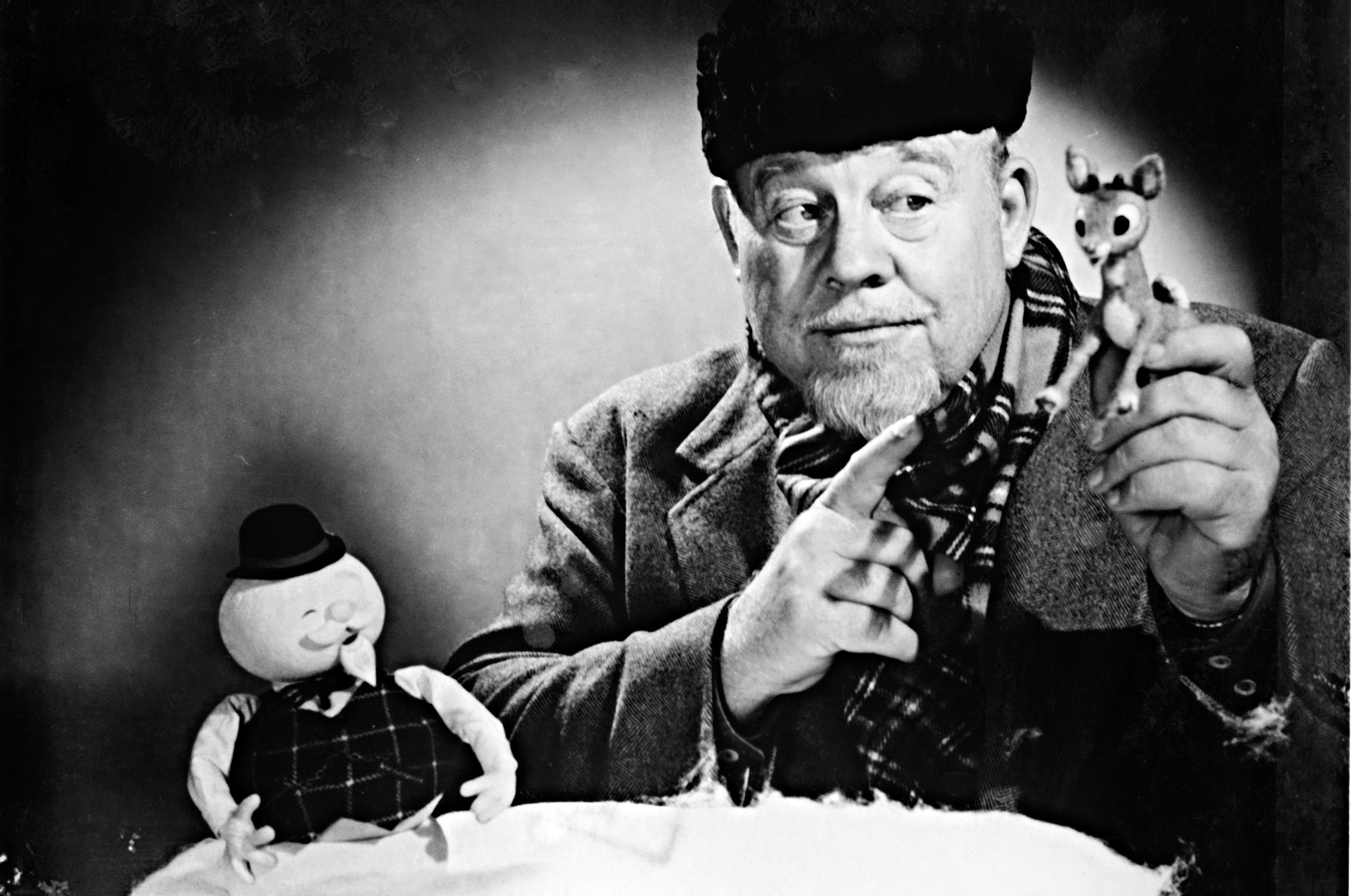 RUDOLPH, THE RED-NOSED REINDEER, with Burl Ives, as Sam the Snowman, 1964.