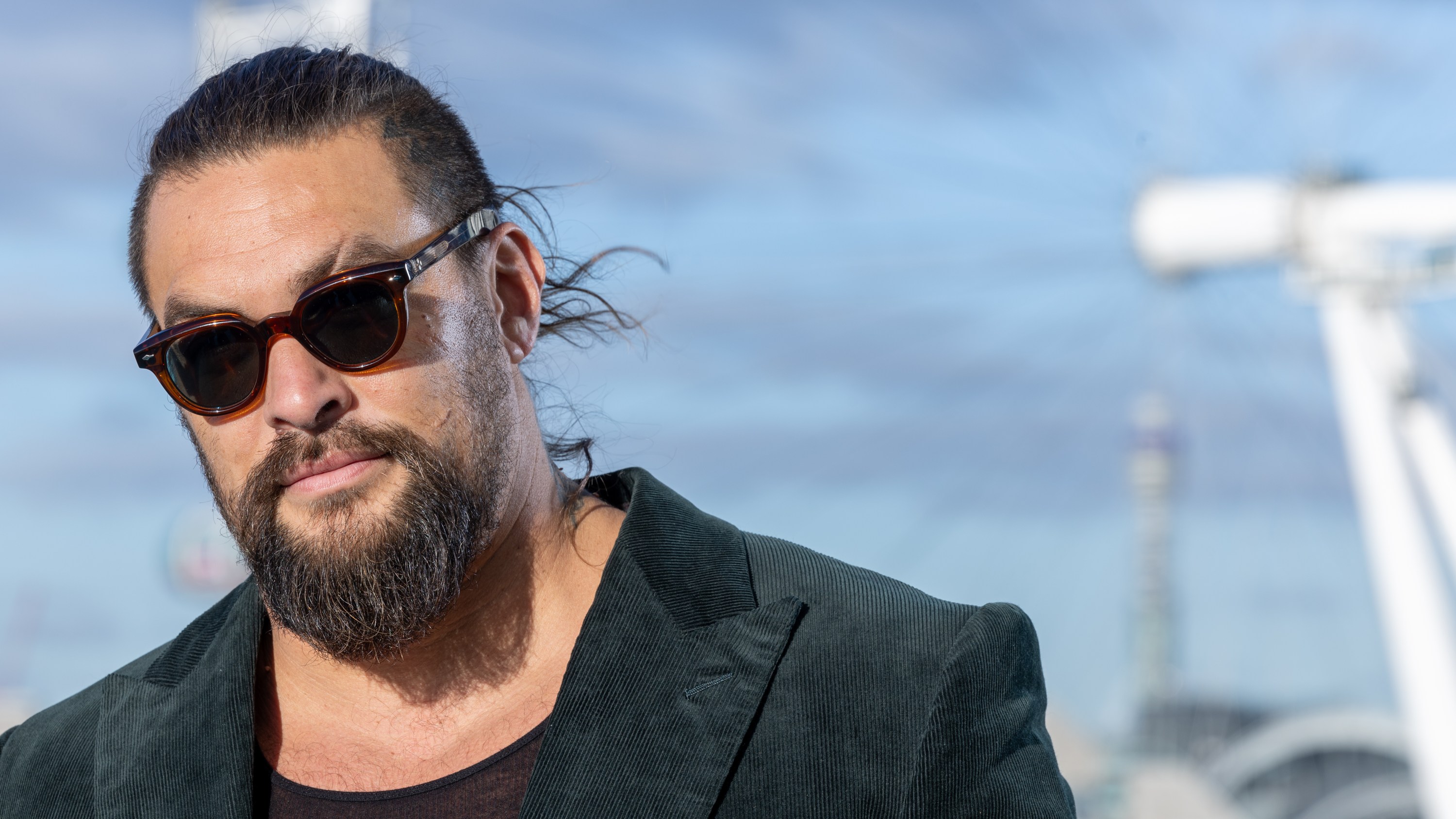 LONDON, ENGLAND - DECEMBER 11: Jason Momoa attends the "Aquaman" photocall  on December 11, 2023 in London, England. (Photo by Shane Anthony Sinclair/Getty Images)