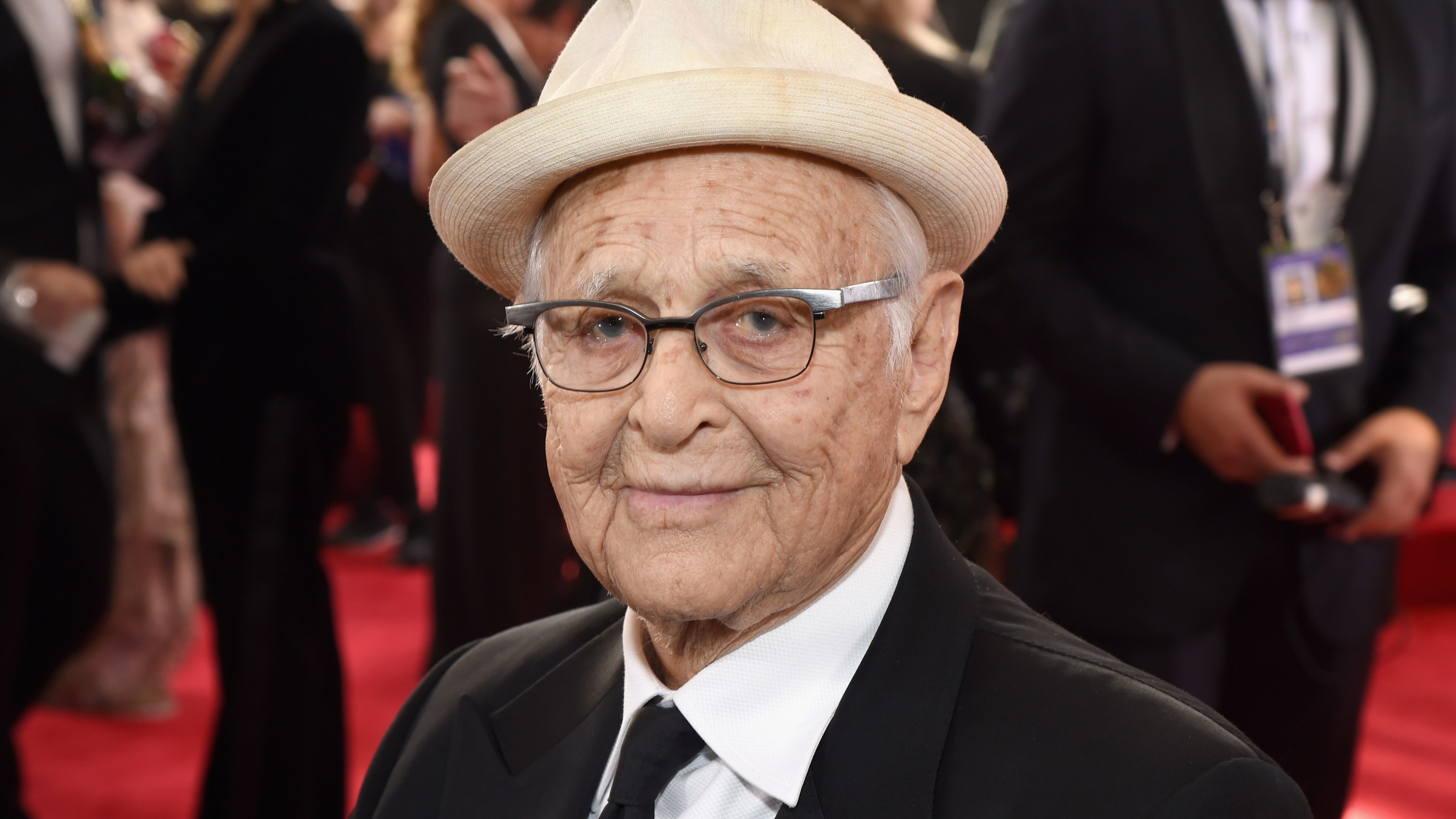 BEVERLY HILLS, CA - JANUARY 07: 
Norman Lear celebrates The 75th Annual Golden Globe Awards with Moet & Chandon at The Beverly Hilton Hotel on January 7, 2018 in Beverly Hills, California.  (Photo by Michael Kovac/Getty Images for Moet & Chandon)