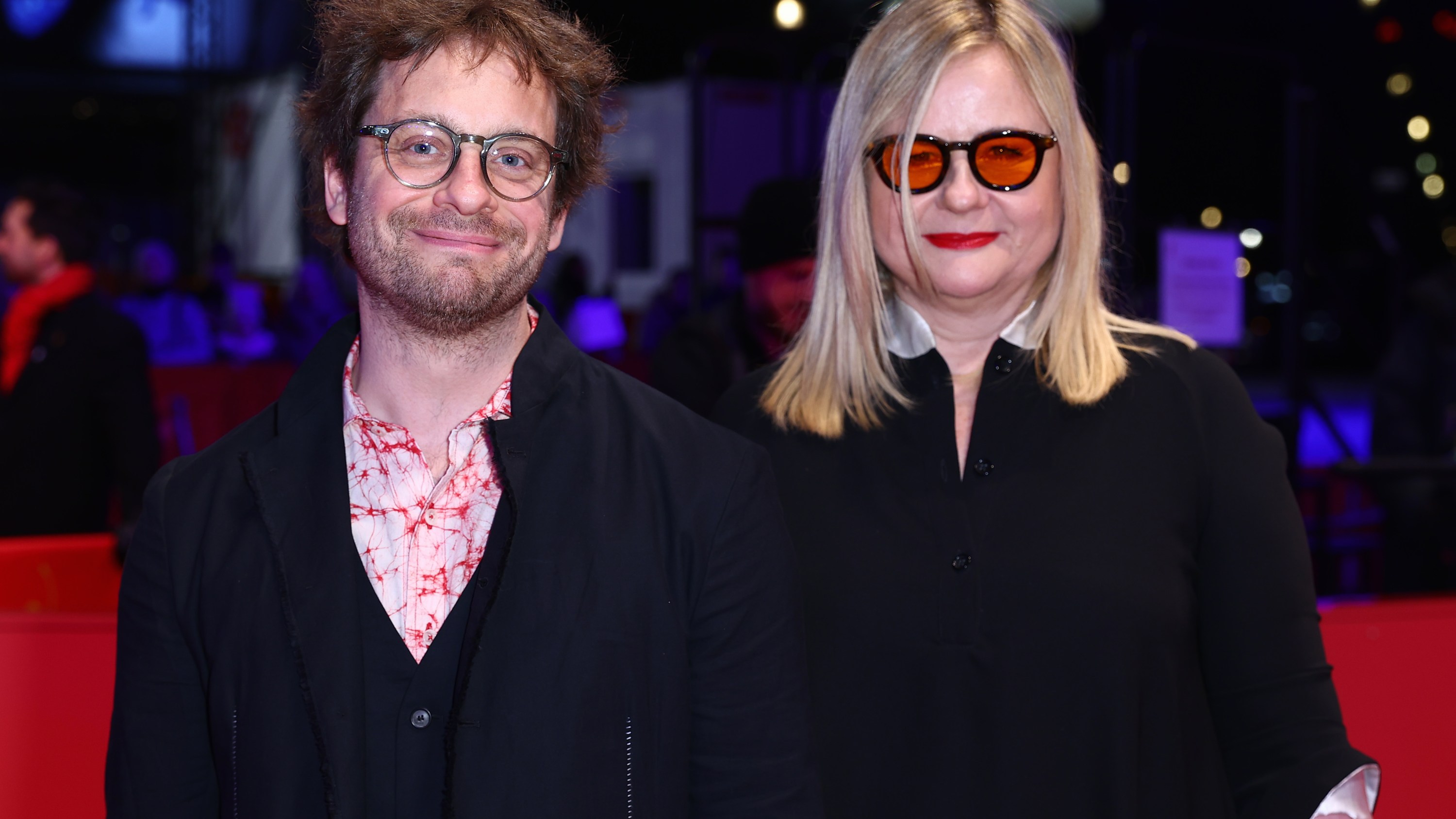 BERLIN, GERMANY - FEBRUARY 20: Severin Fiala and Veronika Franz attends the 'Devil's Bath' premiere during the 74th Berlinale International Film Festival Berlin at Berlinale Palast on February 20, 2024 in Berlin, Germany. (Photo by Sebastian Reuter/Getty Images)
