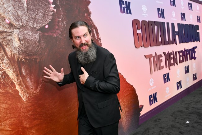 Adam Wingard at the world premiere of "Godzilla x Kong: The New Empire" held at TCL Chinese Theatre on March 25, 2024 in Los Angeles, California. (Photo by Michael Buckner/Variety via Getty Images)