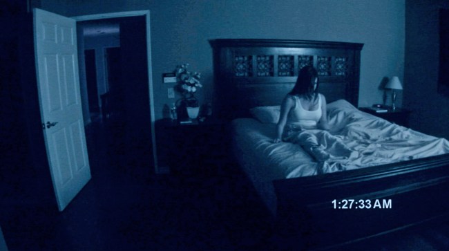 PARANORMAL ACTIVITY, from left: Katie Featherston, Micah Sloat, 2007. ©Paramount Pictures/courtesy Everett Collection