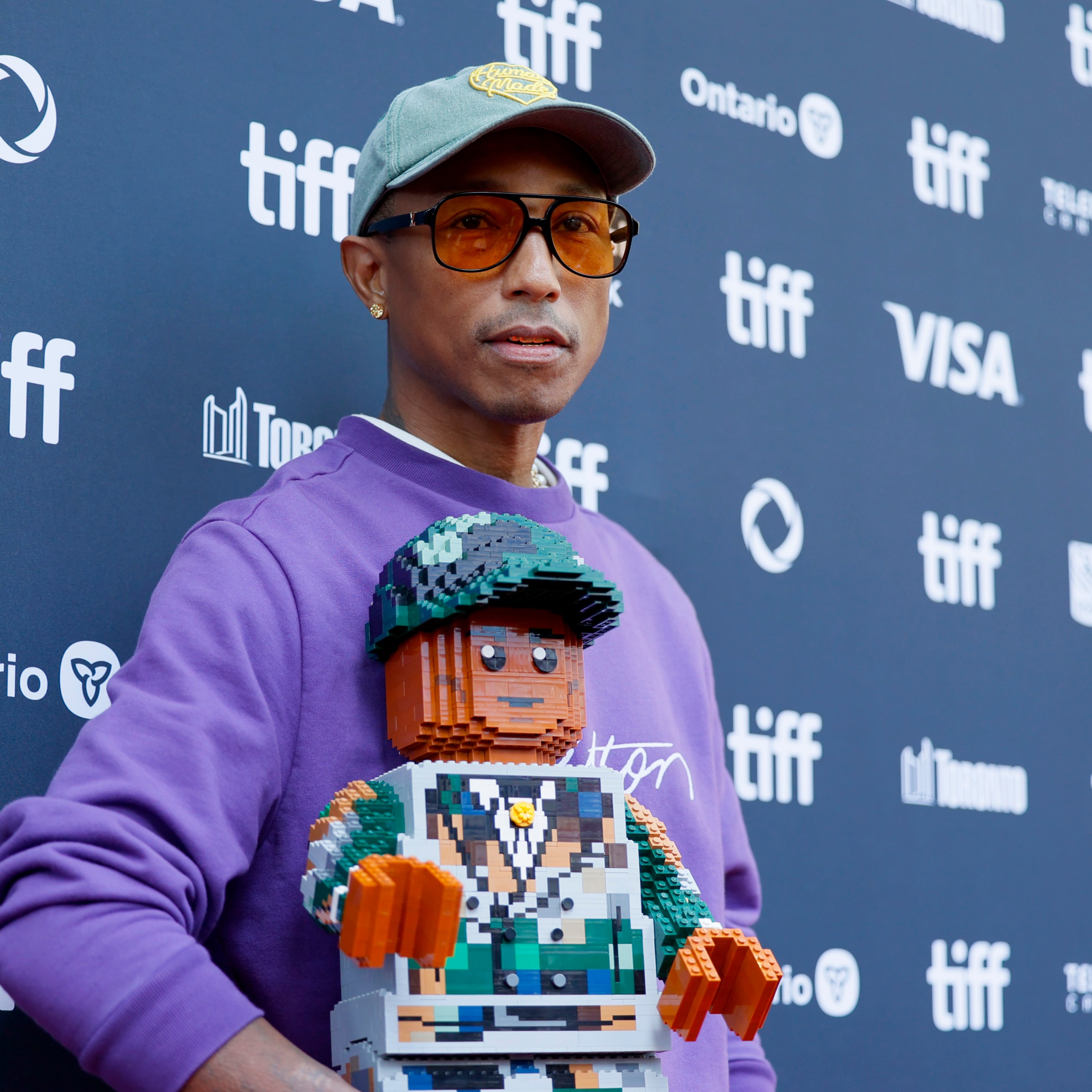 Pharrell Williams attends the premiere of 'Piece by Piece' at the Toronto Film Festival 2024.