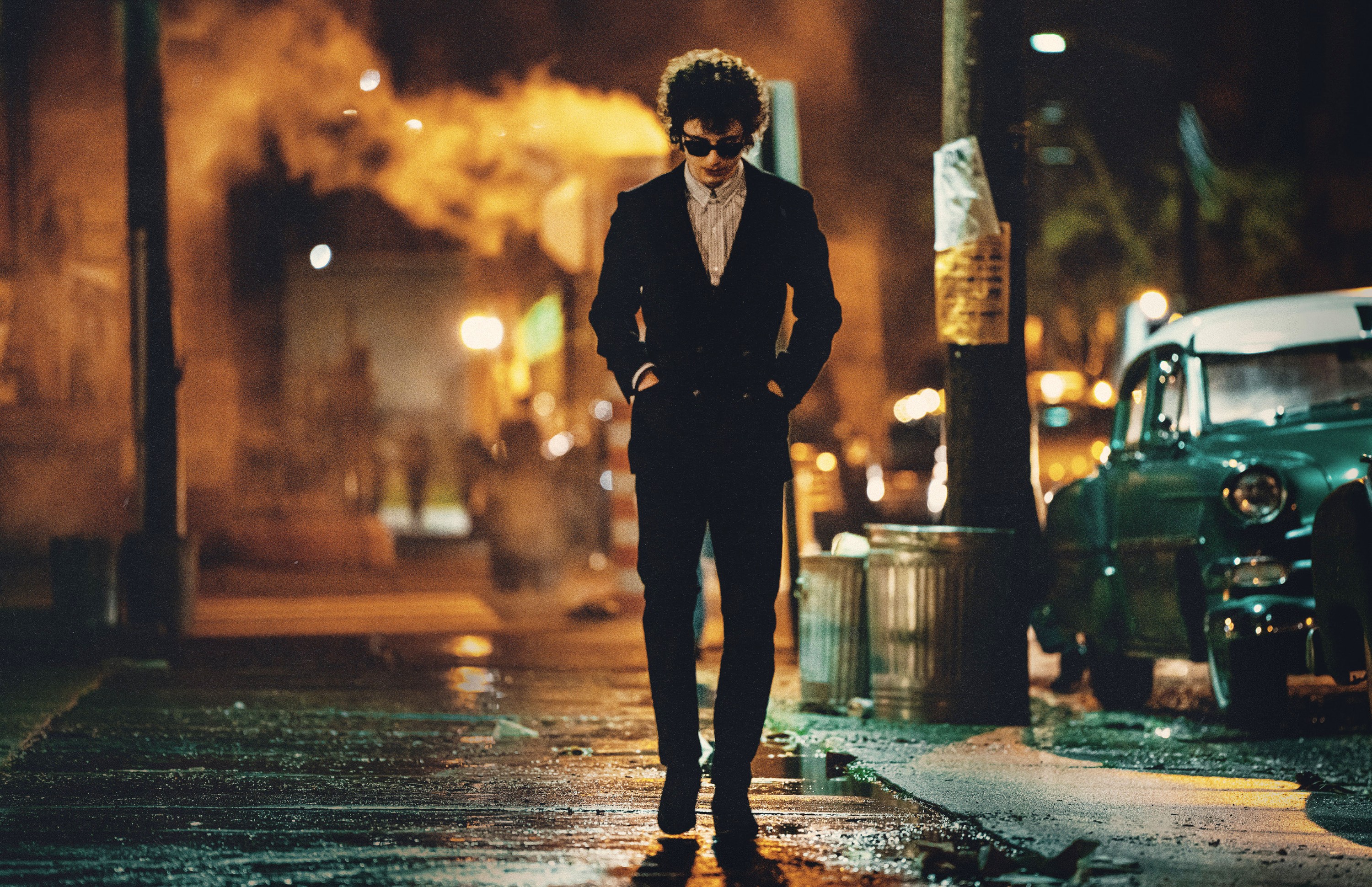 A COMPLETE UNKNOWN, Timothee Chalamet as Bob Dylan, 2024. ph: Macall Polay / © Searchlight Pictures /Courtesy Everett Collection