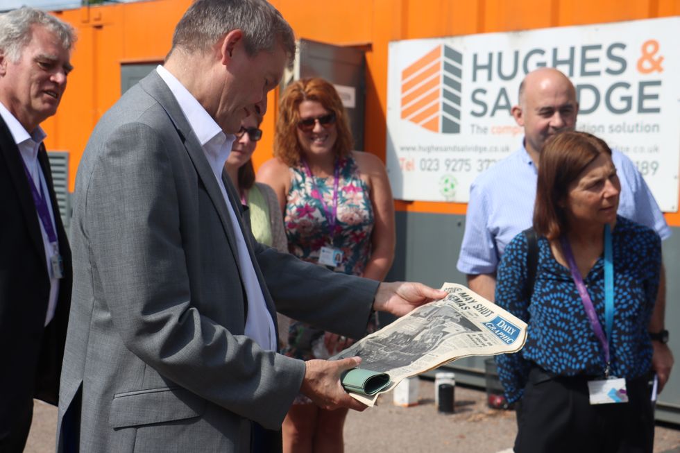 Time capsule buried 74 years ago found as university building demolished