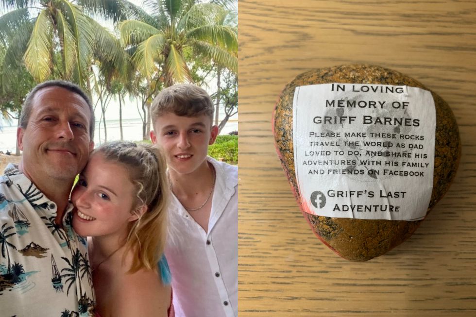 Painted rocks travel globe to give late father-of-two ‘one last adventure’