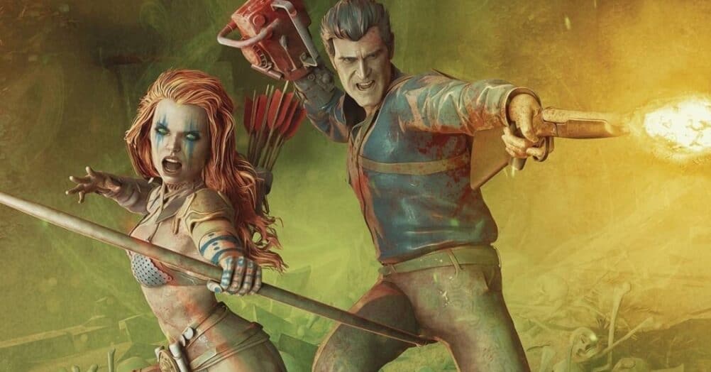 Dynamite Entertainment is celebrating their 20th anniversary with the comic book mini-series Red Sonja vs. the Army of Darkness