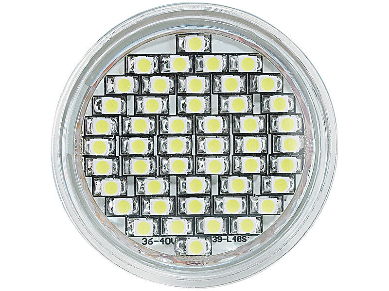 ; LED-Spots GU10 (warmweiß) 