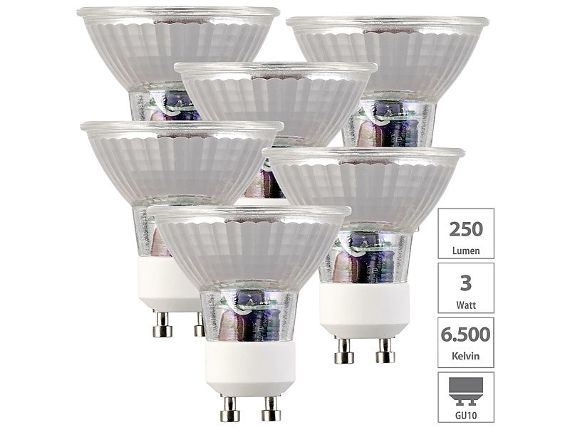 ; LED-Spots GU10 (warmweiß) LED-Spots GU10 (warmweiß) LED-Spots GU10 (warmweiß) LED-Spots GU10 (warmweiß) 