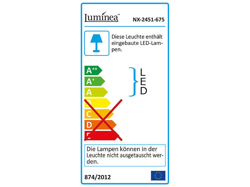 ; LED-Spots GU10 (warmweiß) 