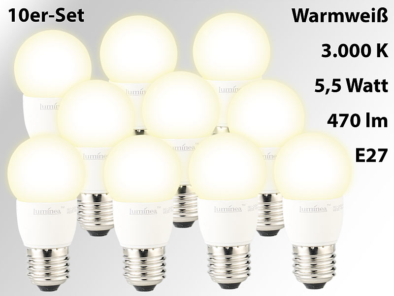 ; LED-Tropfen E27 (tageslichtweiß) 