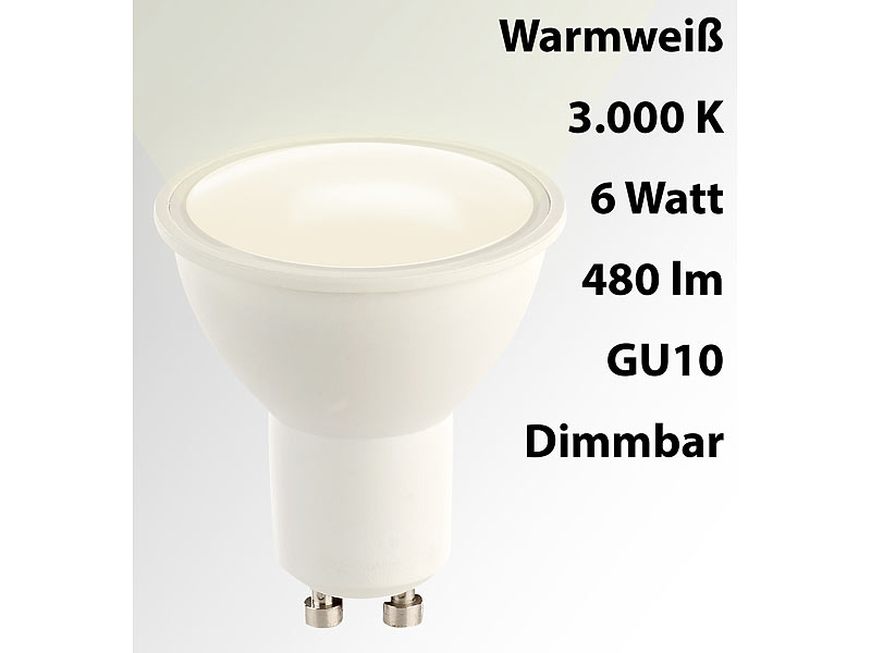 ; LED-Spots GU5.3 (warmweiß) 