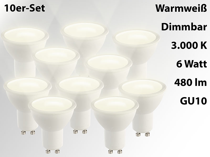 ; LED-Spots GU5.3 (warmweiß) 