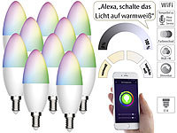 Luminea Home Control Alexa Glühbirne, Alexa Glühbirne E14