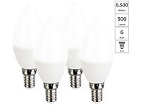 Luminea LED Leuchtmittel E14, LED-Glühbirne E14, LED-Kerzenbirnen E14