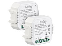 Luminea Home Control WLAN Switch, Unterputzschalter