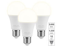 Luminea High Power LED E27, LED Leuchtmittel E27 warmweiß