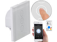 Luminea Home Control Elesion Schalter, Alexa Dimmer Unterputz