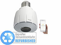 Luminea Home Control Lampensockel-Adapter, Lampensockel Adapter E27