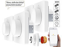 Luminea Home Control Alexa Dimmer LED, WLAN-LED-Dimmer