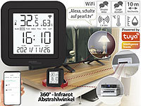 Luminea Home Control Zimmer-Thermometer, Thermo-Hygrometer-Messgerät