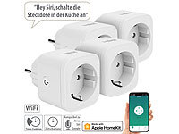 Luminea Home Control Smart Plug, Schaltsteckdose, Smarthome Steckdose