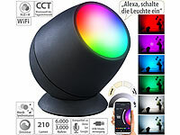 Luminea Home Control Stimmungslicht, RGB Lampe, Stimmungslicht LED