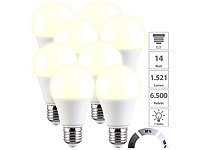 Luminea LED-Lampen E27 dimmbar, LED-Lampen für E27-Lampenfassungen