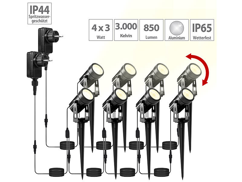 ; LED-Spots GU10 (warmweiß) LED-Spots GU10 (warmweiß) LED-Spots GU10 (warmweiß) LED-Spots GU10 (warmweiß) 