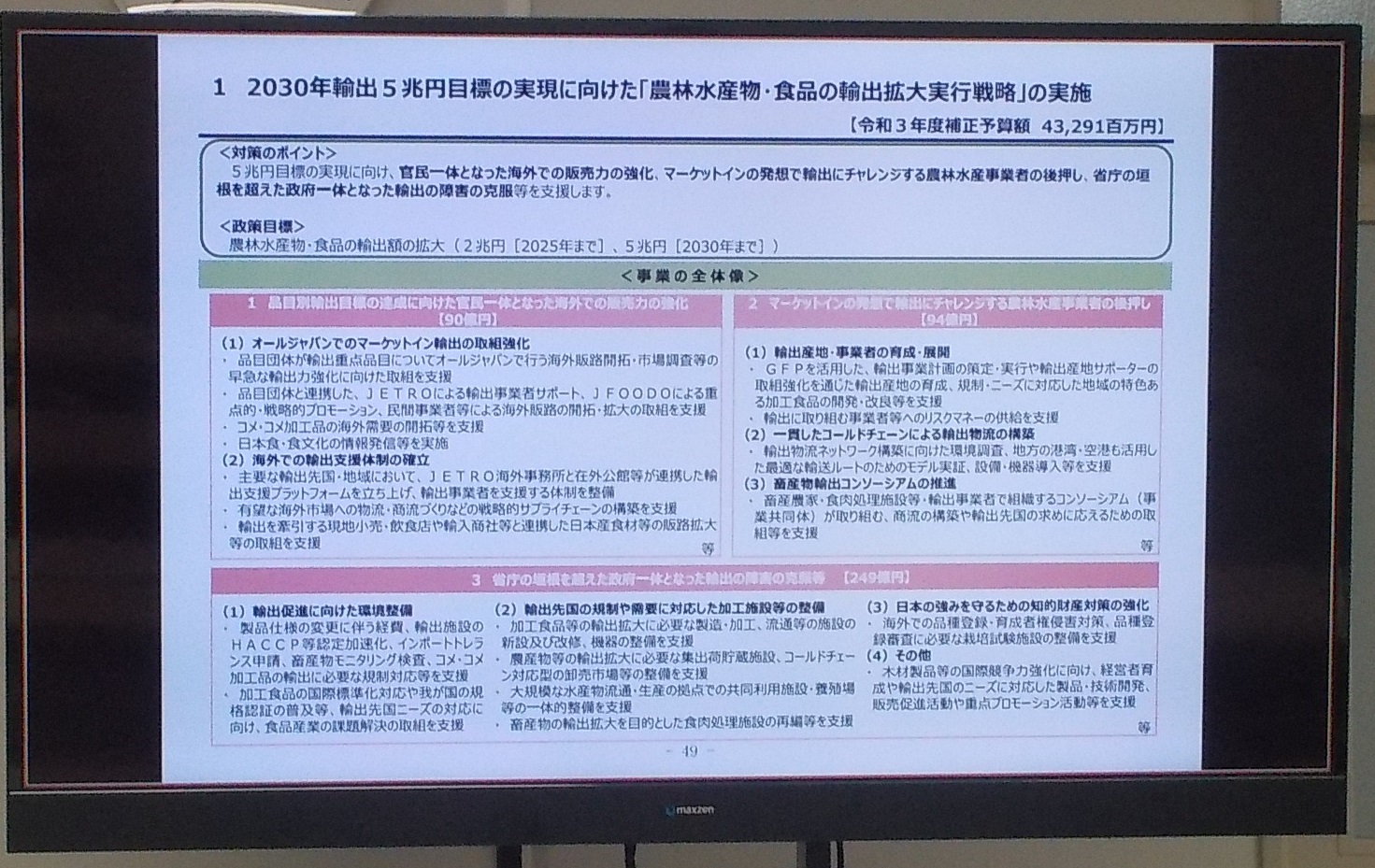 予算説明会２