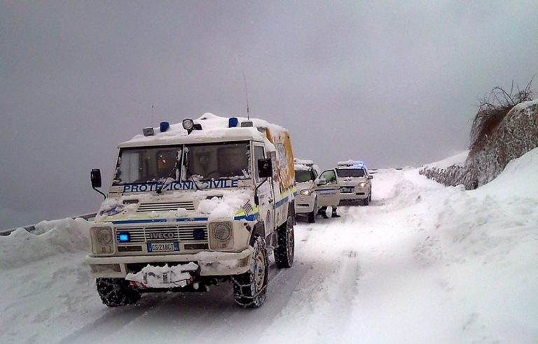 protezione civile neve allerta meteo