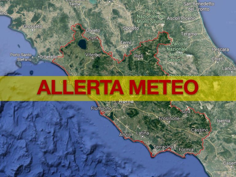 allerta meteo lazio