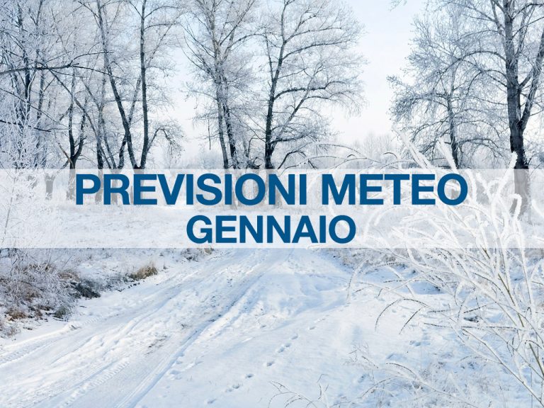 previsioni meteo gennaio