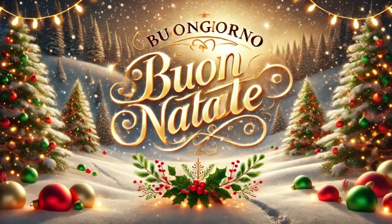 buongiorno buon natale 2024 auguri