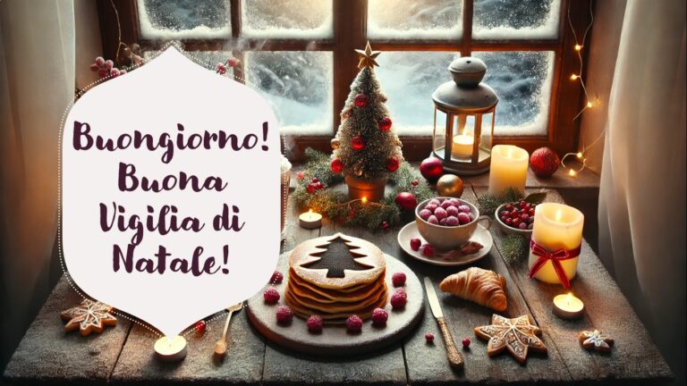 buongiorno buona vigilia di natale 2024 auguri immagini nuove frasi originali auguri