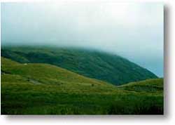 Stratus over hills