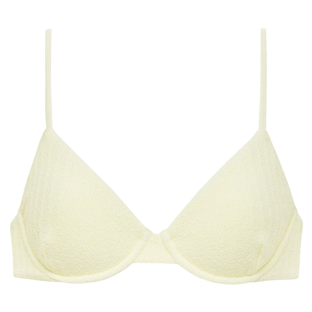 Buttercream Rib Dainty Bikini Top