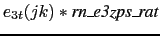 $ e_{3t}(jk)*\textit{rn\_e3zps\_rat}\index{Namelist variables!rn\_e3zps\_rat}$