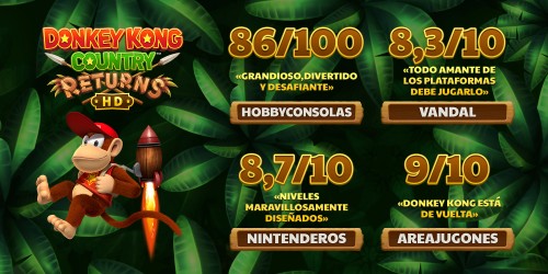 Las reseñas de Donkey Kong Country Returns HD ya están aquí