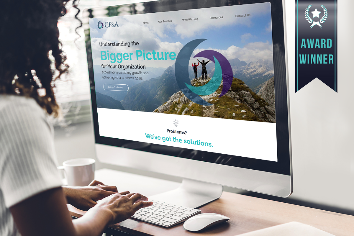 Award-winning website design for Correa Pearson and Associates